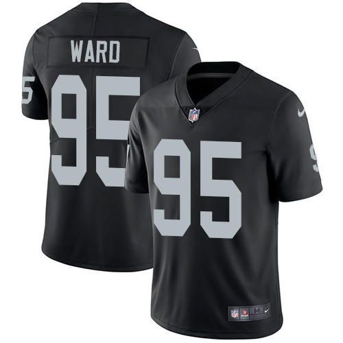 Nike Raiders #95 Jihad Ward Black Team Color Men's Stitched NFL Vapor Untouchable Limited Jersey